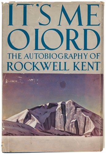 KENT, ROCKWELL. Printers dummy for Its Me O Lord; The Autobiography of Rockwell Kent.